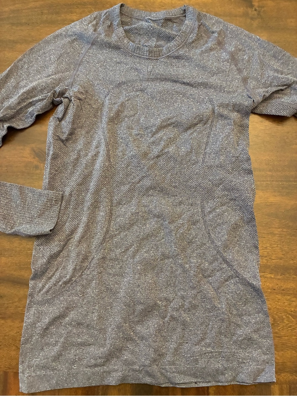 Lululemon Swiftly Tech Women’s 6 Long Sleeve Shirt Top Gray Thumb Holes